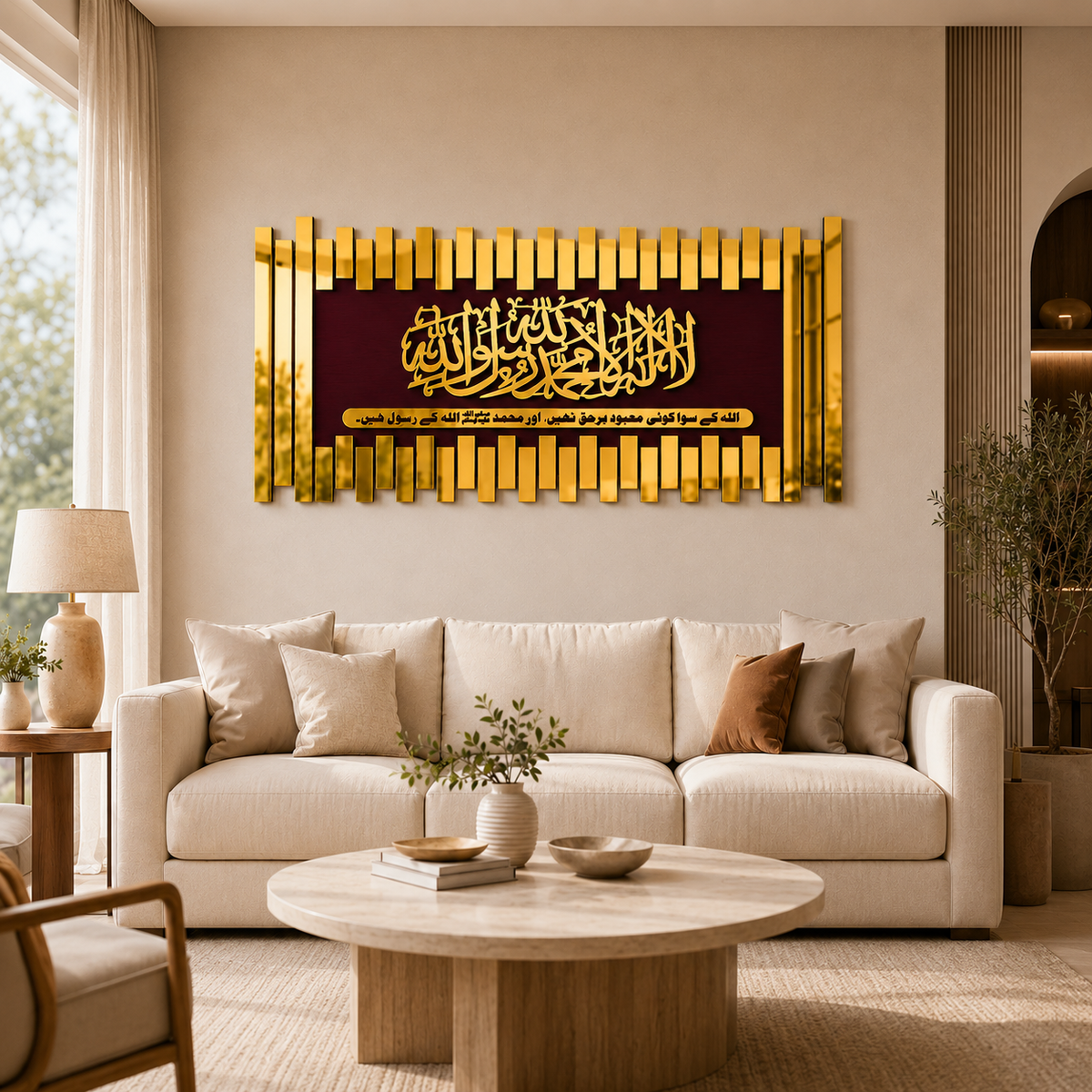 ✨Kalma Tayyaba Islamic Wall Art – Premium 3D Décor